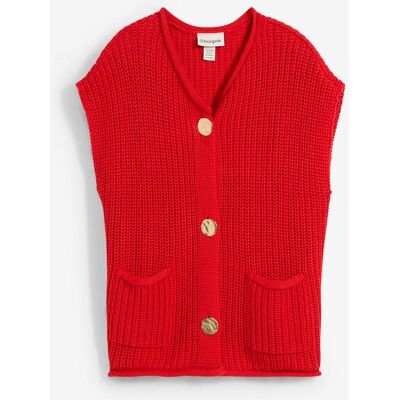 bonprix Gilet in maglia con tasche 46 bonprix Gilet in maglia con tasche 46