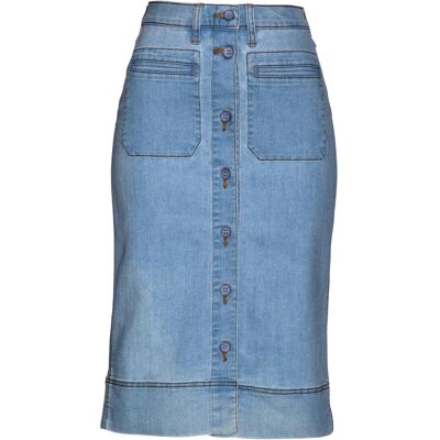 bonprix Gonna di jeans con bottoni 54 bonprix Gonna di jeans con bottoni 54