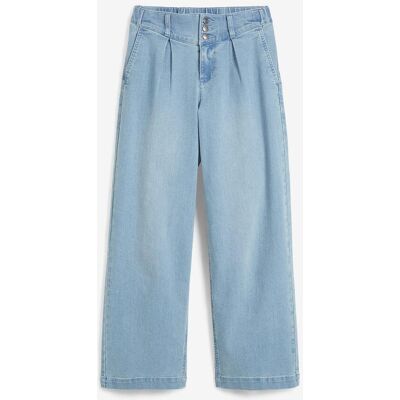 bonprix Jeans wide leg cropped con girovita comodo, vita alta 48 bonprix Jeans wide leg cropped con girovita comodo, vita alta 48