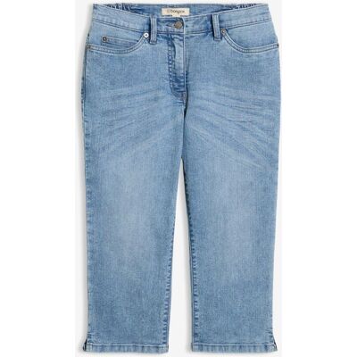 bonprix Jeans elasticizzati straight, vita media 58 bonprix Jeans elasticizzati straight, vita media 58