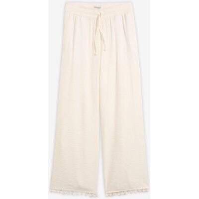 bonprix Pantaloni con elastico in vita in misto viscosa fluente 42 bonprix Pantaloni con elastico in vita in misto viscosa fluente 42