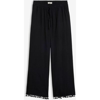 bonprix Pantaloni con elastico in vita in misto viscosa fluente 42 bonprix Pantaloni con elastico in vita in misto viscosa fluente 42