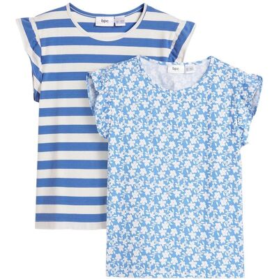 bonprix Maglia con cotone biologico (pacco da 2) 128 bonprix Maglia con cotone biologico (pacco da 2) 128