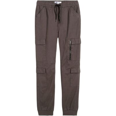 bonprix Pantaloni cargo in puro cotone con elastico in vita, regular fit 176 bonprix Pantaloni cargo in puro cotone con elastico in vita, regular fit 176