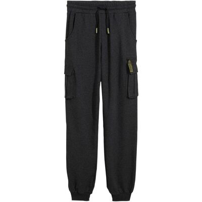 bonprix Pantaloni da jogging con tasconi in morbido misto cotone 128 bonprix Pantaloni da jogging con tasconi in morbido misto cotone 128