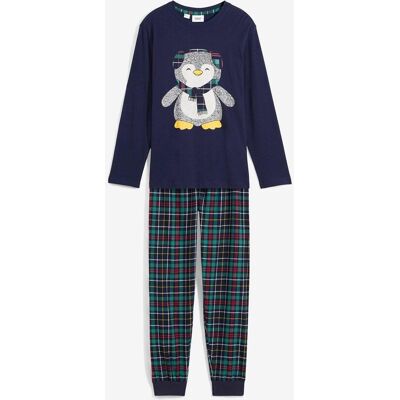 bonprix Pigiama con pantaloni in flanella e cotone biologico 116 bonprix Pigiama con pantaloni in flanella e cotone biologico 116