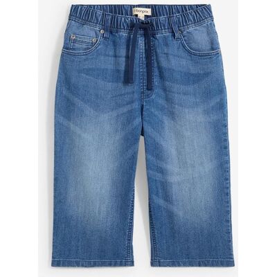bonprix Bermuda lunghi in jeans con elastico in vita, slim fit 170 bonprix Bermuda lunghi in jeans con elastico in vita, slim fit 170