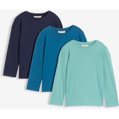 bonprix Maglia a maniche lunghe con cotone biologico (pacco da 3) 92 bonprix Maglia a maniche lunghe con cotone biologico (pacco da 3) 92