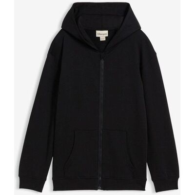 bonprix Felpa con zip e cappuccio in morbido misto cotone biologico 128 bonprix Felpa con zip e cappuccio in morbido misto cotone biologico 128