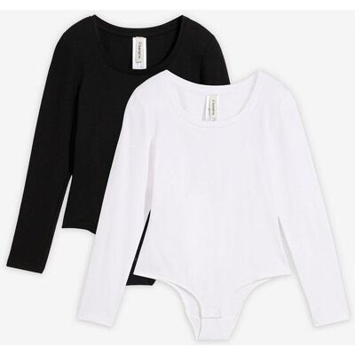 bonprix Body con cotone morbido (pacco da 2) 176 bonprix Body con cotone morbido (pacco da 2) 176
