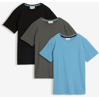 bonprix T-shirt in cotone biologico (pacco da 3) 128 bonprix T-shirt in cotone biologico (pacco da 3) 128
