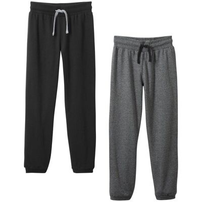 bonprix Pantaloni da jogging con cotone (pacco da 2) 140 bonprix Pantaloni da jogging con cotone (pacco da 2) 140