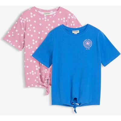 bonprix T-shirt a mezze maniche in misto cotone biologico elasticizzato (pacco da 2) 140 bonprix T-shirt a mezze maniche in misto cotone biologico elasticizzato (pacco da 2) 140