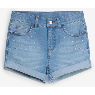 bonprix Shorts di jeans, vita media 146 bonprix Shorts di jeans, vita media 146