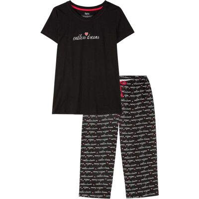 bonprix Pigiama pinocchietto in puro cotone 46 bonprix Pigiama pinocchietto in puro cotone 46
