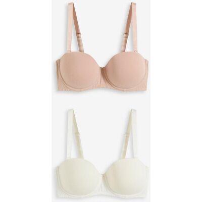 bonprix Reggiseno a balconcino con spalline multiway (pacco da 2) 90 bonprix Reggiseno a balconcino con spalline multiway (pacco da 2) 90