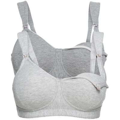 bonprix Reggiseno allattamento senza ferretto con cotone biologico (pacco da 2) 95 bonprix Reggiseno allattamento senza ferretto con cotone biologico (pacco da 2) 95
