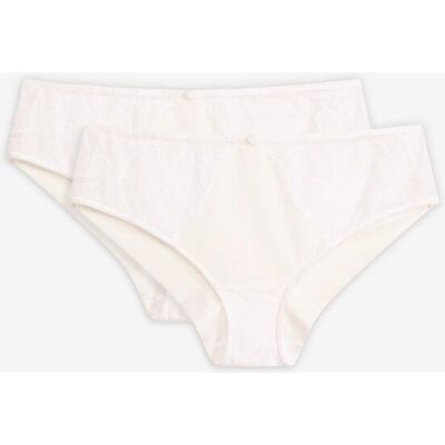 bonprix Culotte con pizzo raffinato (pacco da 2) 58 bonprix Culotte con pizzo raffinato (pacco da 2) 58