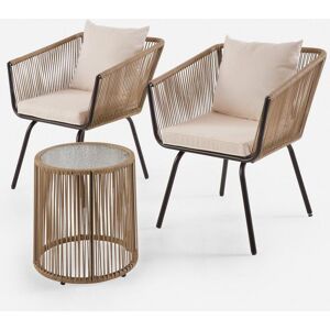 bonprix Tavolo e poltrone da giardino (set giardino 3 pezzi) bonprix Tavolo e poltrone da giardino (set giardino 3 pezzi)