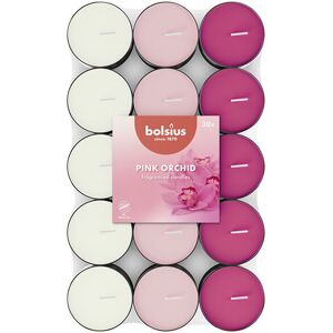 Bolsius - Orchidea Tealight - 30 pezzi - Candela Bolsius - Orchidea Tealight - 30 pezzi - Candela