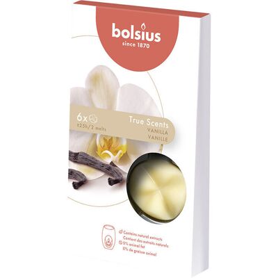 Bolsius Vaniglia Cialde di Cera - 6 Pezzi - Fragranze Profumate - Durata Lunga - Estratti Naturali Bolsius Vaniglia Cialde di Cera - 6 Pezzi - Fragranze Profumate - Durata Lunga - Estratti Naturali