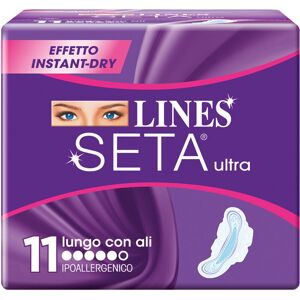 Lines Seta Ultra Lungo 11 Assorbenti - Lines Seta Ultra Lungo 11 Assorbenti -