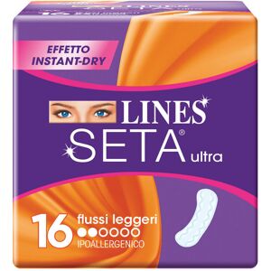 Lines Seta Ultra Leggero 16 Assorbenti - Lines Seta Ultra Leggero 16 Assorbenti -