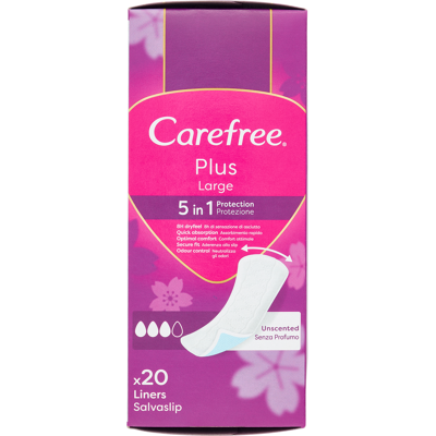 Carefree Salvaslip Plus L 20 Pezzi - Carefree Salvaslip Plus L 20 Pezzi -