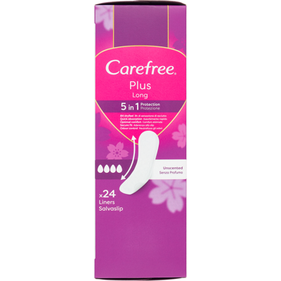 Carefree Plus Long Salvaslip 24 Pezzi - Carefree Plus Long Salvaslip 24 Pezzi -