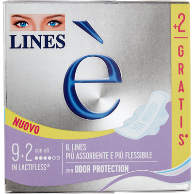 Amicafarmacia Lines Con Ali Pack Assorbenti - Igiene mestruale Amicafarmacia Lines Con Ali Pack Assorbenti - Igiene mestruale