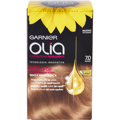 Garnier Olia Colorazione Permanente Biondo 7.0 - Garnier Olia Colorazione Permanente Biondo 7.0 -
