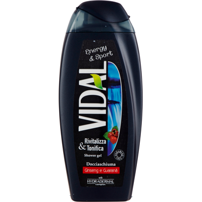 Vidal Energy & Sport Doccia Shampoo Energizzante Ginseng E Guarana 250 ml - Vidal Energy & Sport Doccia Shampoo Energizzante Ginseng E Guarana 250 ml -
