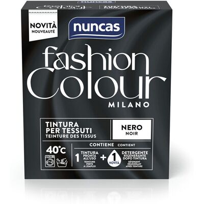 NUNCAS Fashion Colour Milano Tintura per Tessuti Nero - NUNCAS Fashion Colour Milano Tintura per Tessuti Nero -