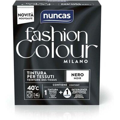NUNCAS Fashion Colour Milano Tintura per Tessuti Nero - NUNCAS Fashion Colour Milano Tintura per Tessuti Nero -