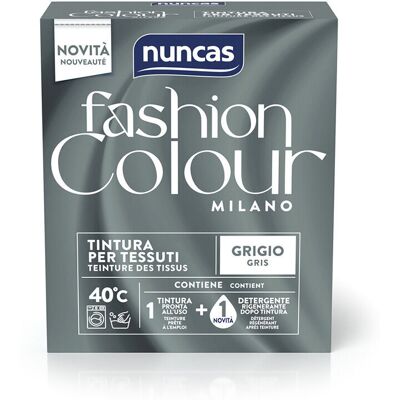 NUNCAS Fashion Colour Milano Tintura per Tessuti Grigio - NUNCAS Fashion Colour Milano Tintura per Tessuti Grigio -