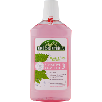 Antica Erboristeria Collutorio Sensitive 500 ml - Antica Erboristeria Collutorio Sensitive 500 ml -