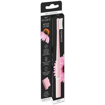 Piuma Spazzolino Echinacea Pink/Green - Piuma Spazzolino Echinacea Pink/Green -