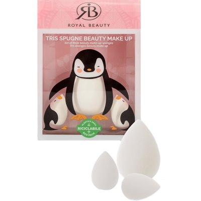 Royal Beauty Kit Beauty Blender Pinguino 3 pezzi - Royal Beauty Kit Beauty Blender Pinguino 3 pezzi -