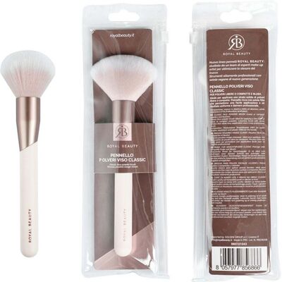 Royal Beauty Pennello Professionale Rosa per Polveri Viso - Royal Beauty Pennello Professionale Rosa per Polveri Viso -