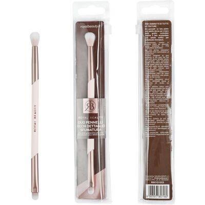 Royal Beauty Duo Pennelli Professionale Occhi Sfumatura Dettagliata - Royal Beauty Duo Pennelli Professionale Occhi Sfumatura Dettagliata -