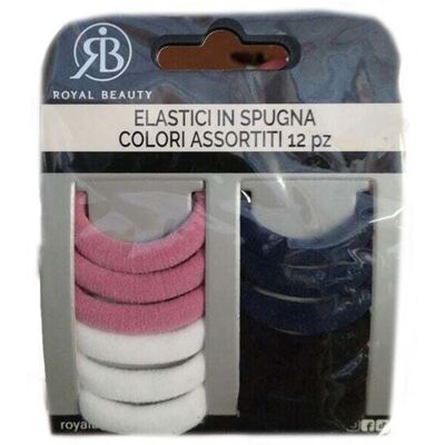 Royal Beauty Elastici Spugna 12pz - Royal Beauty Elastici Spugna 12pz -