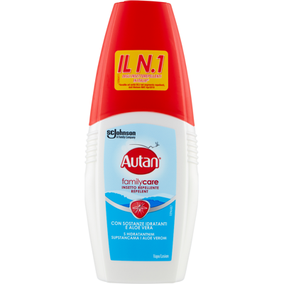 Autan - Family Care Vapo - 100 ml - Repellente per insetti Autan - Family Care Vapo - 100 ml - Repellente per insetti