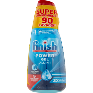 Finish Powergel Fresca 3 x 600ML Gel per Lavastoviglie - Detersivo Finish Powergel Fresca 3 x 600ML Gel per Lavastoviglie - Detersivo