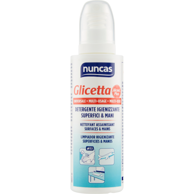 NUNCAS Glicetta Universale Detergente Igienizzante 100 ml - NUNCAS Glicetta Universale Detergente Igienizzante 100 ml -
