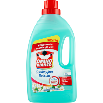 Omino Bianco Candeggina Delicata Muschio Bianco 1100 ml - Omino Bianco Candeggina Delicata Muschio Bianco 1100 ml -
