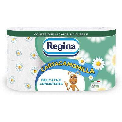 Regina Cartacamomilla 6 Rotoli - Regina Cartacamomilla 6 Rotoli -