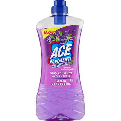 Ace Igienizzante Pavimenti Lavanda e Oli Essenziali 1000 ml - Ace Igienizzante Pavimenti Lavanda e Oli Essenziali 1000 ml -