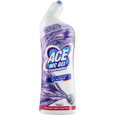Ace Wc Gel Candeggina Lavanda Multi-Getto 750 ml - Ace Wc Gel Candeggina Lavanda Multi-Getto 750 ml -