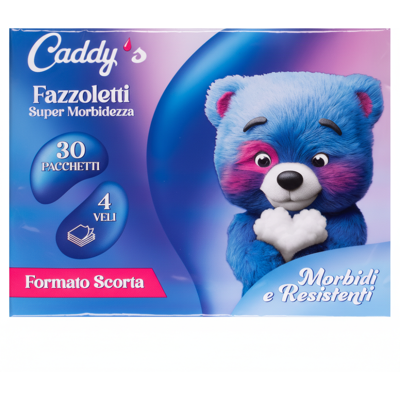 Caddy's Fazzoletti 30 Pezzi - Caddy's Fazzoletti 30 Pezzi -