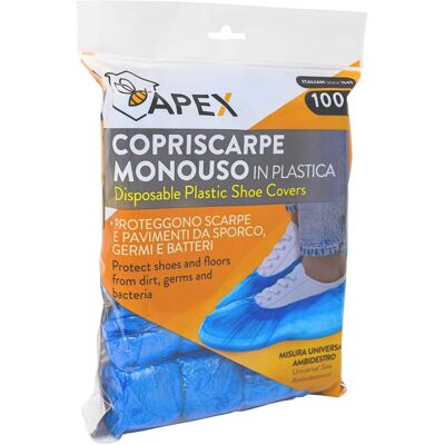 Apex Copriscarpe Monouso 100 Pezzi - Apex Copriscarpe Monouso 100 Pezzi -